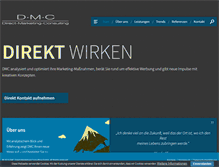 Tablet Screenshot of dm-consulting.de